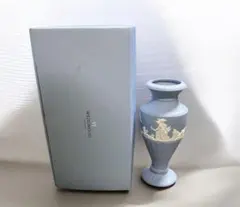 ウェッジウッド ジャスパーウェア ペールブルー ボーンティフル ベース
