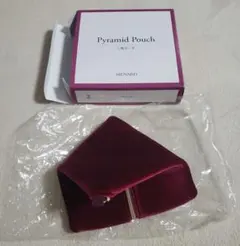 MENARD Pyramid Pouch 三角ポーチ バーガンディのサムネイル