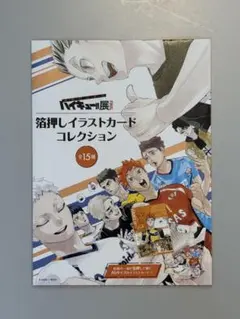 ハイキュー‼︎展FINAL 箔押しイラストカードコレクション　集合　即日発送