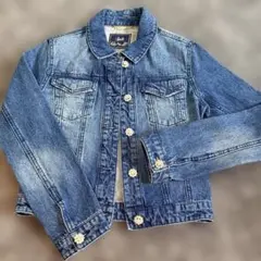 Rady デニムジャケット ビジューボタン
