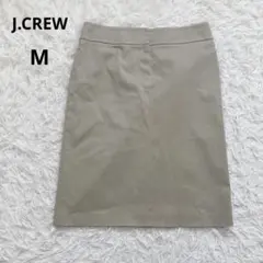 ジェイクルー　J.CREWタイトスカート　Mベージュ　無地　膝丈のサムネイル