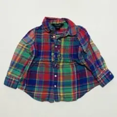 ラルフローレン キッズ チェックシャツ84~91cm (16)