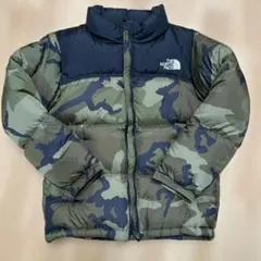 THE NORTH FACEダウンジャケット カモフラ柄　140cm