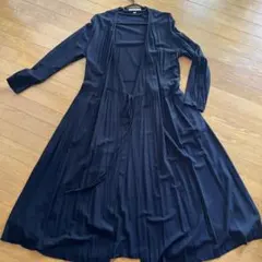 INES DE LA FRESSANGE ブラック ロングカーディガン L