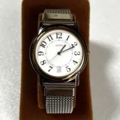 GUESS シルバー メッシュ 腕時計