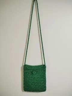 niko and…　ショルダーバッグ　メタリック　グリーン