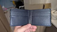 Saint Laurent ネイビー　マネークリップ