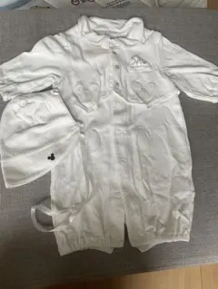 新生児　ディズニー　ミッキー　白　退院服　セレモニードレス　ベビードレスのサムネイル