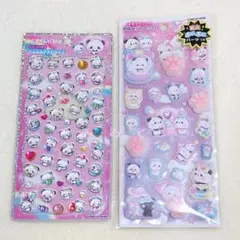 もちもちパンダ　シール　2枚セット
