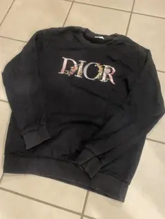 Dior スウェット トレーナー ブラック 花柄刺繍のサムネイル