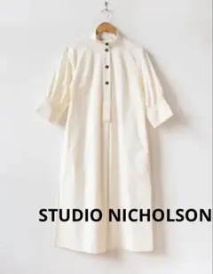 STUDIO NICHOLSONノール シャツドレス - ミルクのサムネイル