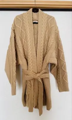 FREAK'S STORE ケーブル編みニットカーディガン