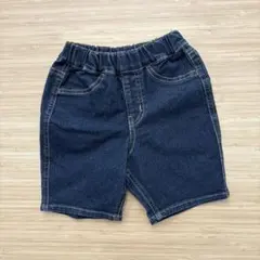 デニム　ハーフパンツ　80