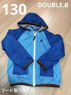 DOUBLE.B フード付きウインドブレーカー
