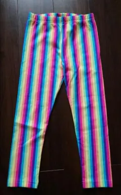 【新品】カラフルストライプボトムス 130サイズ