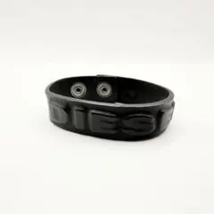 【良品】DIESEL ディーゼル　レザーブレスレット　バングル　ユニセックス