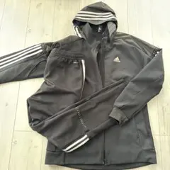 adidas ブラック ジャージセット