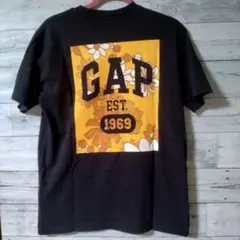GAP フラワープリント Tシャツ XS ブラックのサムネイル