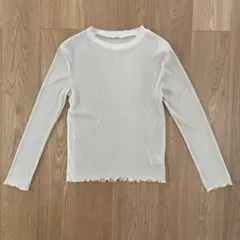 クラシカルエルフ　ラウンドネック袖メローブラウス　長袖　L