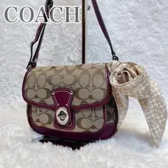 COACH 65th Legacy turnlock shoulderbag