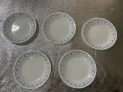 Corelle プレート 5枚セット ブルーフラワーのサムネイル