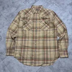 “RalphLauren ラルフローレン チェック　ウエスタンシャツ