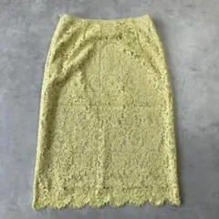 美品　セルフォード　コードレースタイトスカート　スカラップ　総刺繍　258のサムネイル