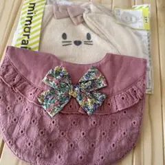 未使用 mimorand ウサギデザインスタイと花柄りぼんとピンクのレーススタイのサムネイル