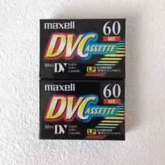 Maxell DVC Mini DV Cassette 60 ２本セットのサムネイル