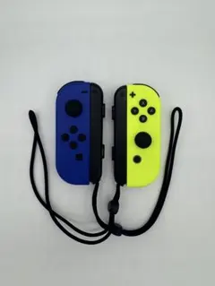 【Switch純正ジョイコン】ブルー×ネオンイエロー ニンテンドー