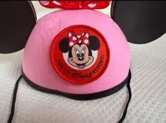 東京ディズニーリゾート ミニーマウス 耳付き帽子 ピンク