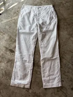 【美品】【希少】【00年代】J.CREW リネンパンツ　綿麻　白　サイズ32のサムネイル