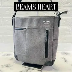 【BEAMS HEART】ビームスハート ショルダーバッグ サコッシュ グレーのサムネイル