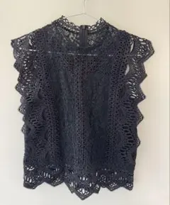 INGNI レースノースリーブブラウス