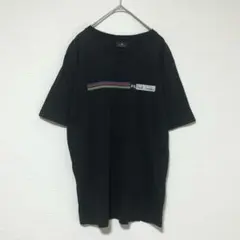 M376 ポールスミス　クルーネック　ロゴ　Tシャツ　半袖　ブラック　黒　Ｍ