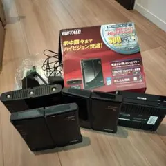 BUFFALO WZR-HP-G300N/E 無線LANルーター他３台セット