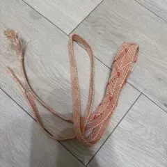 帯締め 和装小物 ピンク系 絹
