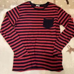 ジーユー　ボーダー長袖Tシャツ