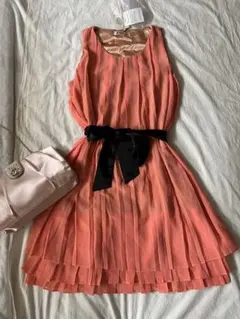 新品 Bou Jeloud パーティー ドレス ワンピース ピンク Ｍサイズ