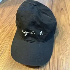 agnès b. キャップ 黒