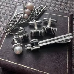 ヴィンテージ カフスボタン タイタック ネクタイピン おまとめ