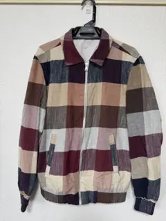 ZARA チェック柄 ブルゾン ジャケット