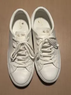 コンバース オールスター クップ レザー OX ホワイト 25.5cm