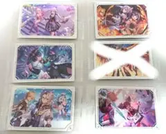 【匿名配送】原神シールウエハース ステッカー5種