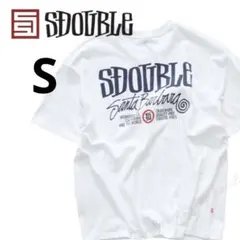 海外限定【S】S-Double エスダブル 半袖 Tシャツ メンズ 半袖 白のサムネイル