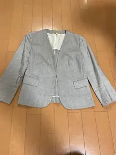 トゥモローランド　ジャケット　ballsey 38 七分袖　ライトグレー