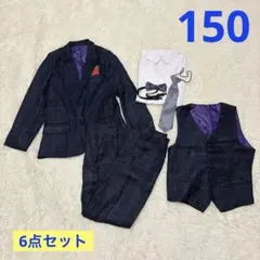 6点セット スーツチェックチアガールコンクール タキシードキッズフォーマルのサムネイル