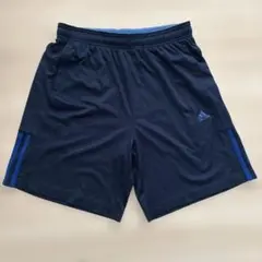 【adidas】アディダス ハーフパンツ ショートパンツ ネイビー Mのサムネイル