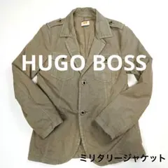 HUGO BOSS ミリタリー　テーラードジャケット　オレンジタグ　春夏のサムネイル