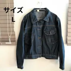Gジャン　レディース　Lサイズ　デニムジャケット